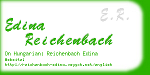 edina reichenbach business card